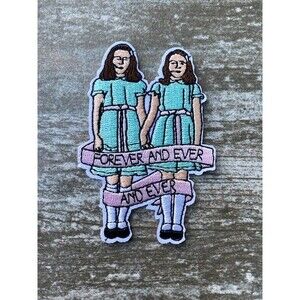 The Shining Twins "Forever and ever and ever" iron on patch